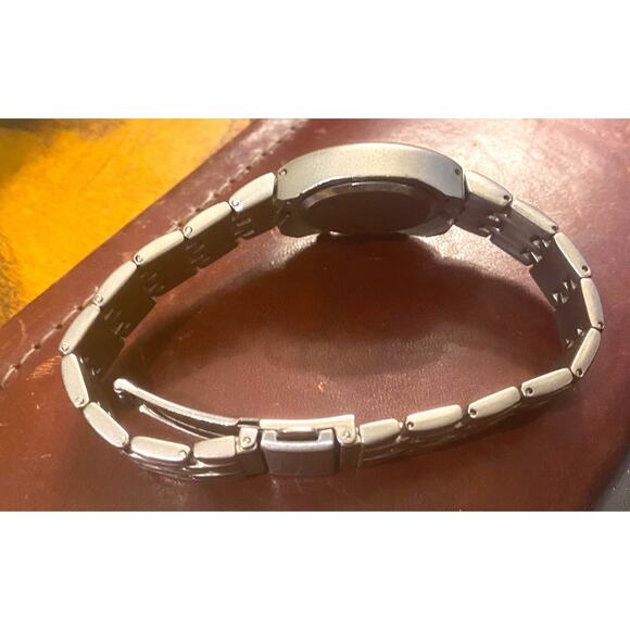 Women's Calvin Hill Ltd Edition Watch, Silver Tone with Black Face - Picture 4 of 4